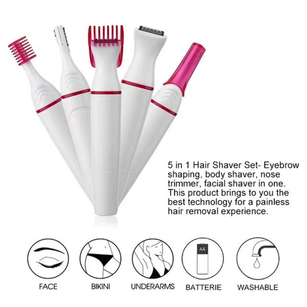 Multifunktionell ögonbryns trimmer