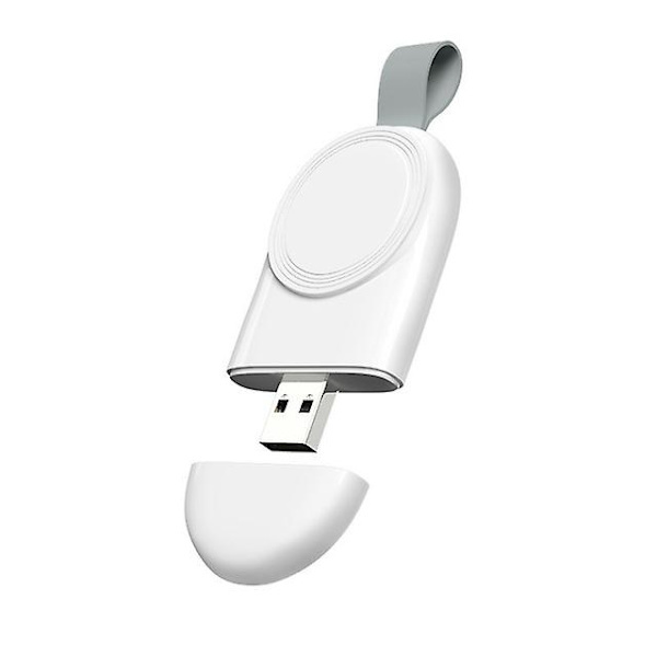 Bærbar trådløs lader for Apple Watch SE 6 5 4 ladestasjon USB ladekabel IWatch Series 5 4 3 magnetisk lader