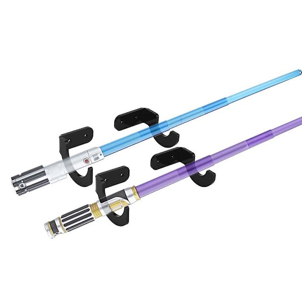 2 par akryl baseballholder horisontal softball bat organizer