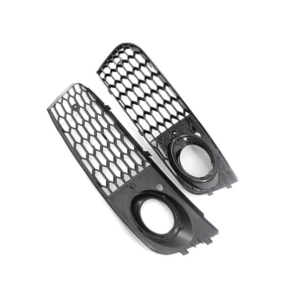 Bikakestruktur dimljusram dimljusgrill för A4 B8 Rs4 2009-2012 blank svart 8kd807682