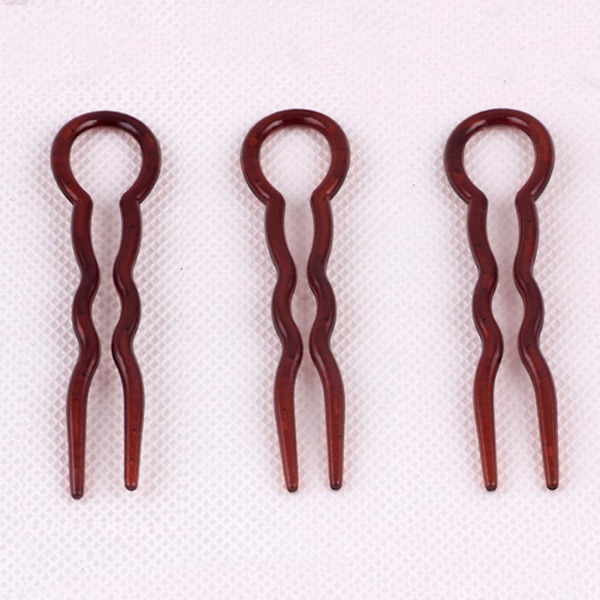3PCS/Set U-formet Hårstyling Hurtig Kvinner Hårnåler Klips Ha