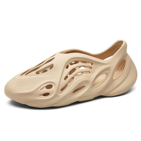 Sandaler Lätta Strand Mules Sandaler Anti Slip Snabbtorkande Sommarvatten Beige 38