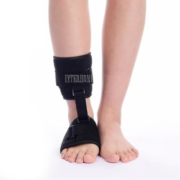 Fotortosestabilisator Justerbar Drop Foot Orthotic Brace Support Smertelindring