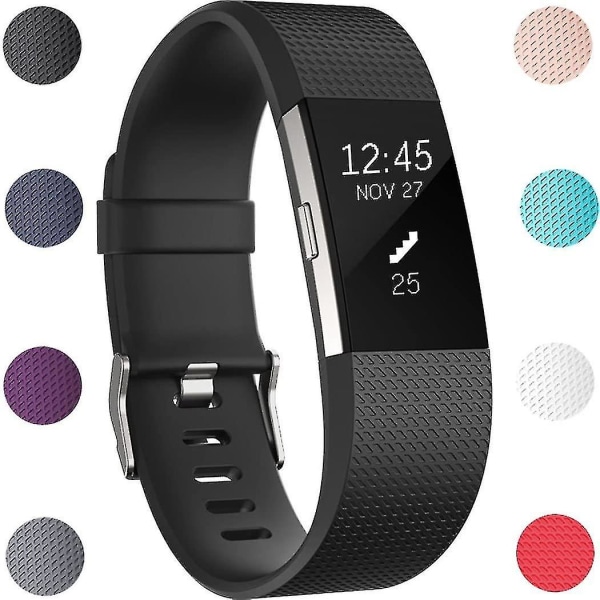 Fitbit Charge 2, justerbare sportsarmbånd for Fitbit Charge 2, Small Large