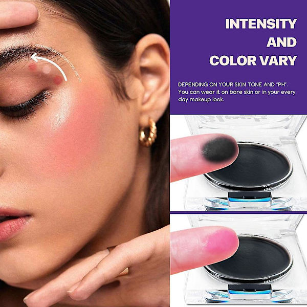 Sort Blush, der lyser hudtonen, vandtæt, ikke-fedtet, langtidsholdbar makeup