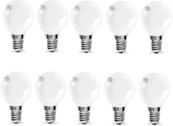 40w 240v Classic Mini Globes Pearl Round Light Bulbs E14 Sma
