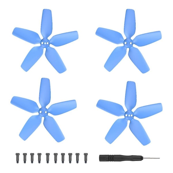 2 par 2925s tre-blads propell lavstøypropell for Avata dronetilbehør, blå