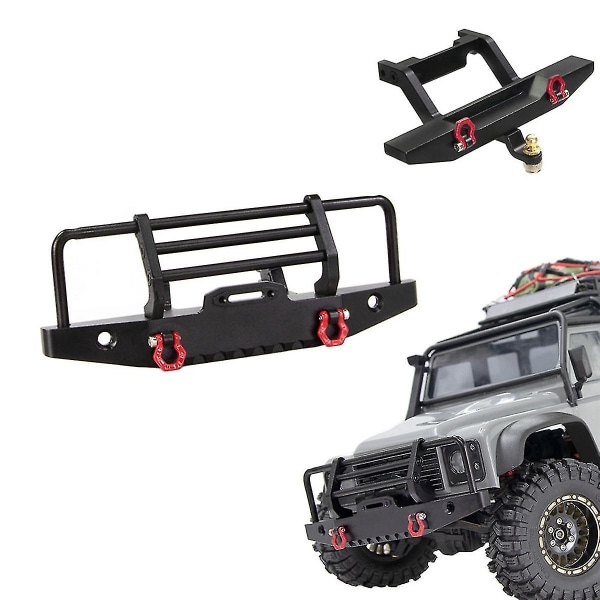 Metallia ja puskuria hinauskoukulla 4m 1/18 Rc Crawler -autoon S -lisävarusteet