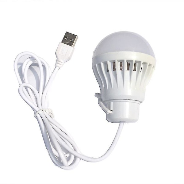 1,2 m bärbar lykta USB lampa utomhus camping led energisparlampa