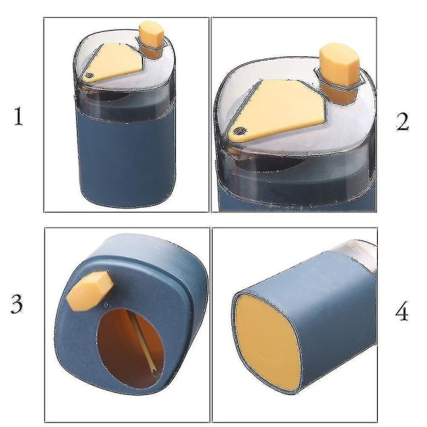 Bord Push Tannpirker Boks Automatisk Up Barrel Pop-up Inneholder