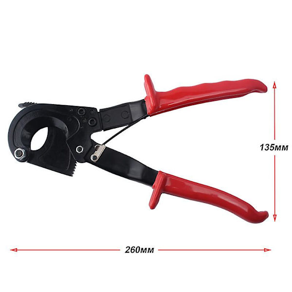 Hs-325a Skærekniv Ratchet Wire Cutter Cutter Saks Kobber Klemmer Aluminiumtråd