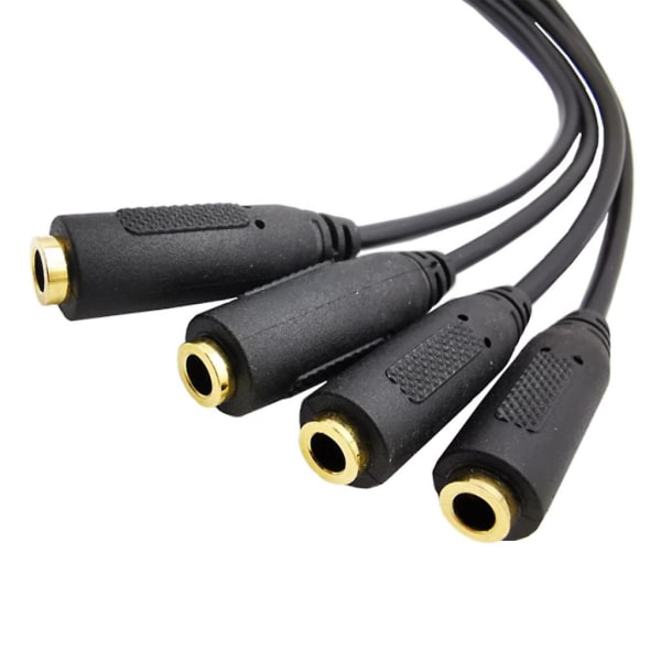 Kuulokejakoadapteri, 3,5 mm, 3,5 mm Trs 1 - 4-tiejakoadapteri