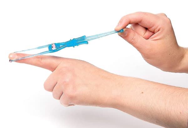 Stretchiga flygande ninjor, bulkpack nyhet barn, perfekt del
