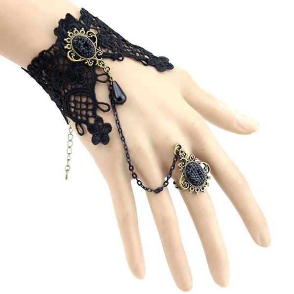 Handmade Classic Lace Adjustable Bracelet Jewelry Set Gift