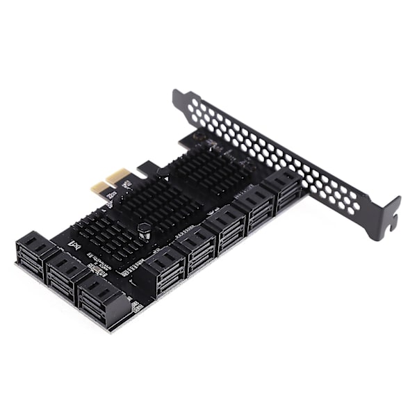 16-ports PCIe-adapter med profilbeslag 6gbps PCIe til Sata III-værtscontroller