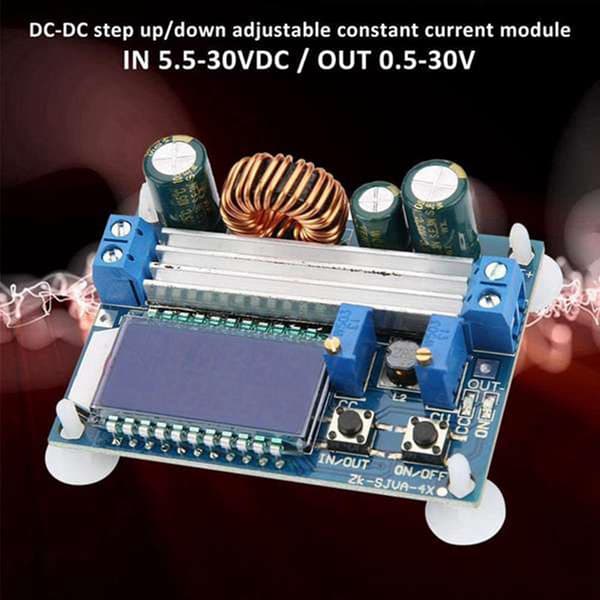 35w Dc 5.5-30v Til 0.5-30v Justerbar Digital Lcd Display Aut