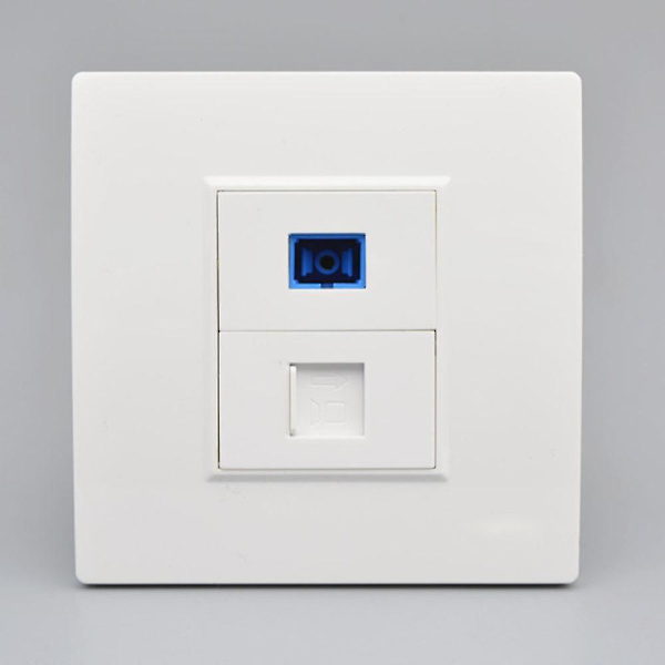 SC-kuituoptiikkalähtö, seinäliitäntä, RJ45-verkkoliitäntäpaneeli, Connecto1-tyyppi