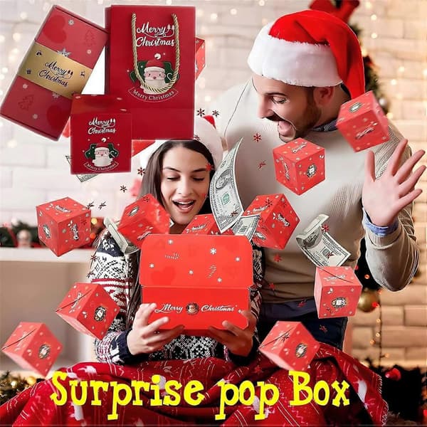 Seeroze Överraskningspresentförpackning Jul, Funoio Överraskningspresentförpackning, Bounce Överraskningspresentförpackning Jul 6 Bouncing Boxes B