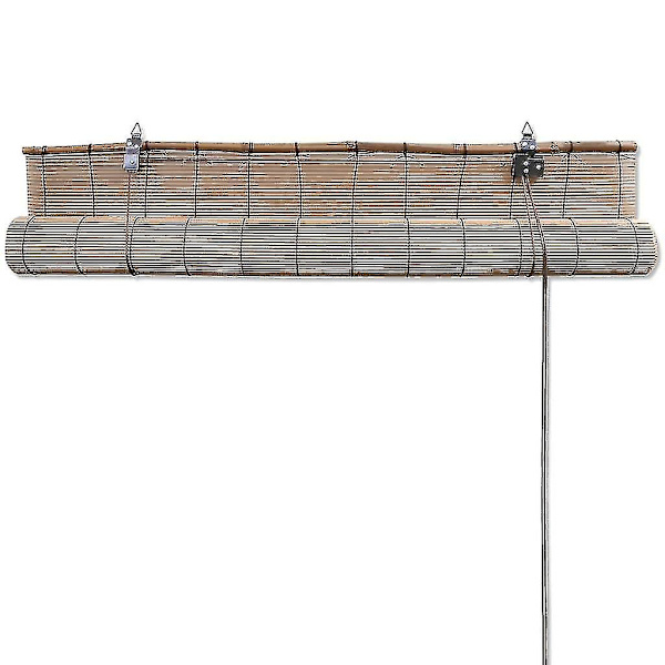 Rullgardin Bambus 80x  Cm Brun