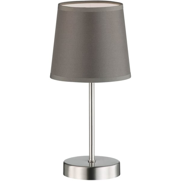 1 lampa, grå, ca. 14 cm i diameter, ca. 31 cm hög,