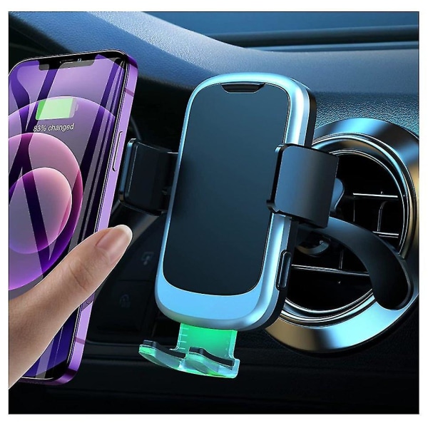 15w Qi Wireless Car Charger,[hidden Automatic]fast In Car Wireless Charger Automatic Sensor Phone Holder Vent Mount Compatible For Samsung S20/s10,for