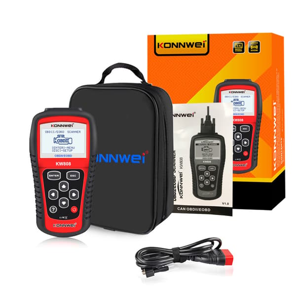 KW808 bil fejlfindingsinstrument detektionsdekoder scanner ELM327OBD2AL519