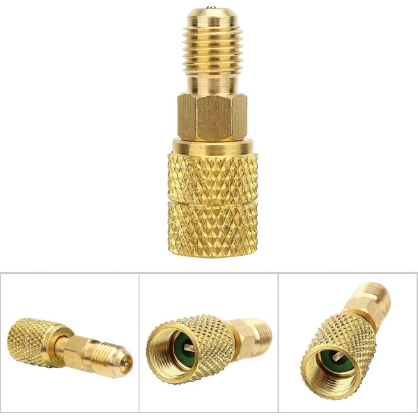 R410a Female Adapter Sae Hvac Hose Connector Copper Fittings A/c Adapter 1/4inch Sae Male To 5/16inch (r410a Adapter)