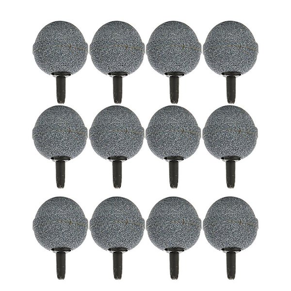 12 st 20 x 20 mm hållbar rund luftsten mineral bubbel diffusor