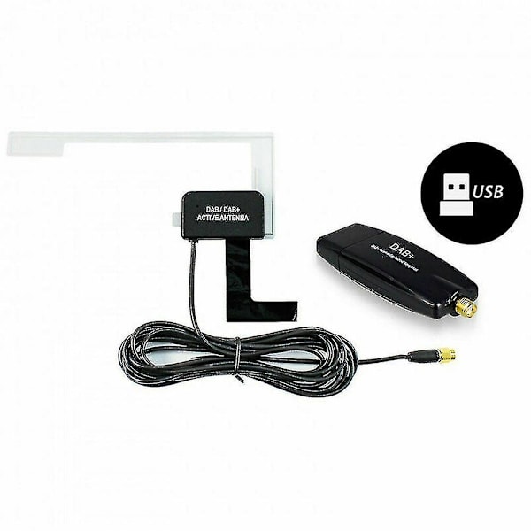 Usb Dab-mottaker Tuner Diskantenneadapter Stick For Androi