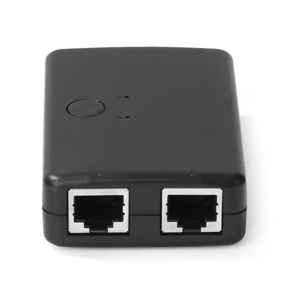 Mini 2 Port Desktop 1000 Mbps Nettverkssvitsj Rj45 Lan Ethernet Switcher Med Usb-kabel For stasjonær PC 2-veis delingsadapterhub - Nettverkssvitsjer