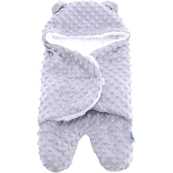 Baby Swaddle Blankets Wrap - Soft Thick Fleece Sherpa Baby Sleeping Wraps