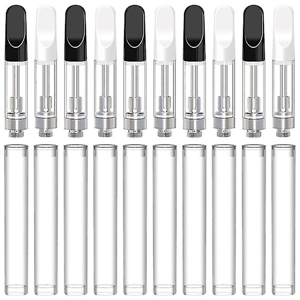 10 stk Tomme Opbevaringskassetter til 1,0 ml Glaskeramik Let at Fylde