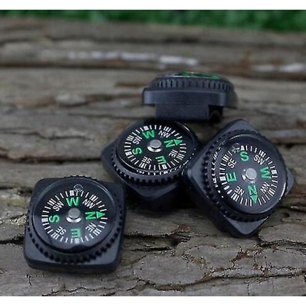 10 st armbandsurvivalkompass mini bärbar nödöverlevnad navigering resekit
