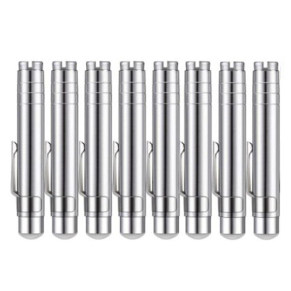 8 stk. krittbeholder i aluminiumlegering, krittbeholder for lærere, uknuselig krittbeholder, barnas maling