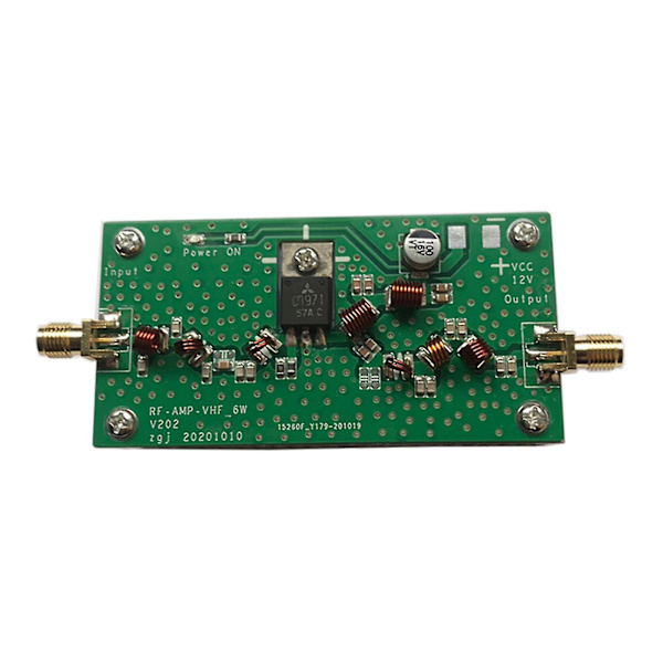 Vhf-effektforstærker 88-108mhz 6w Fm-forstærker 12v til Fm-sender Rf-radio