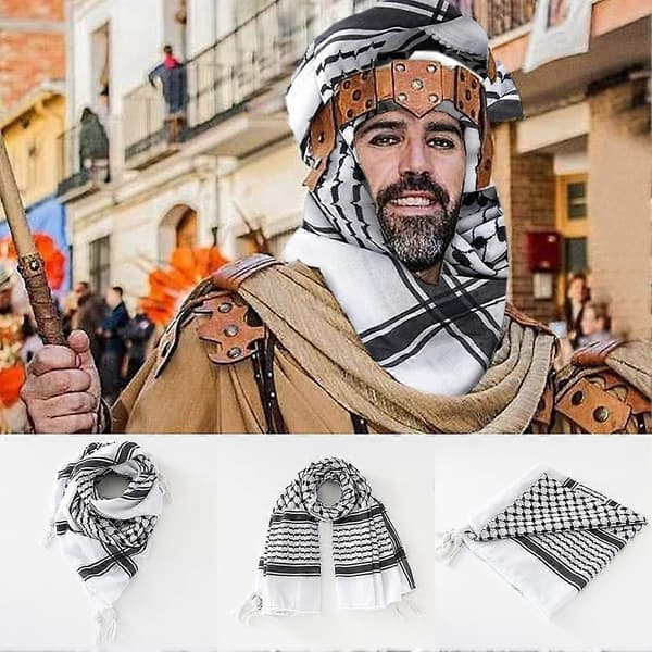 Arabisk hodeplagg for menn, jacquard, Midtøsten-stil 1pcs