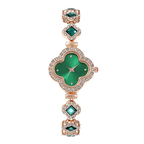 Fashion Firkløver Armbånd Quartz Ur Casual Alsidig Dameur Dameur