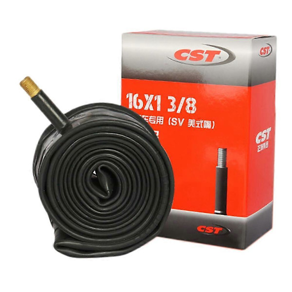 Cykelslangar 16 Tum 1-3/8 349 Schrader Presta Ventil för 3Sixty Vikcykel Innerslang 60mm Delar, 3