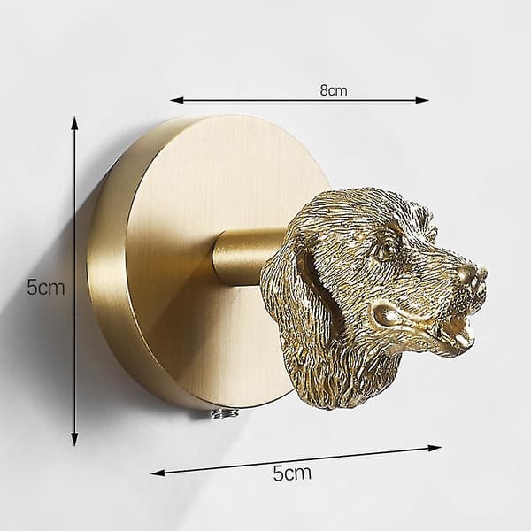 Messing Guld Dyre Hæg Solid Messing Frakke Hæg Dør Tilbage Hæg(fugl)