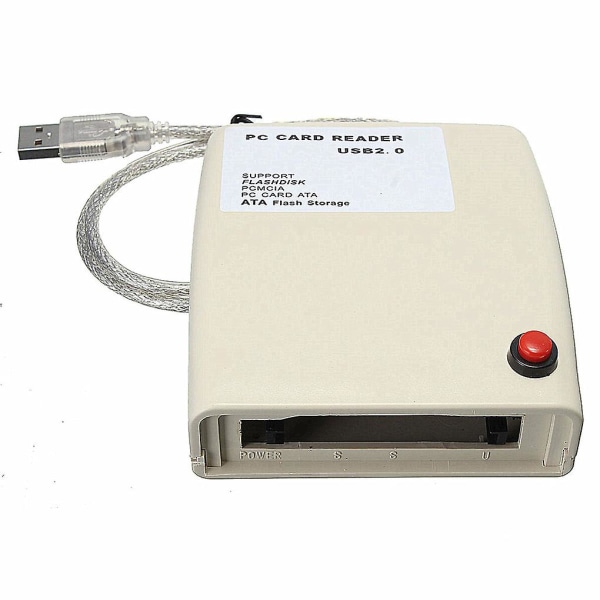 USB till 68 stifts Ata Pcmcia Flash Disk Minneskortläsare Adapter