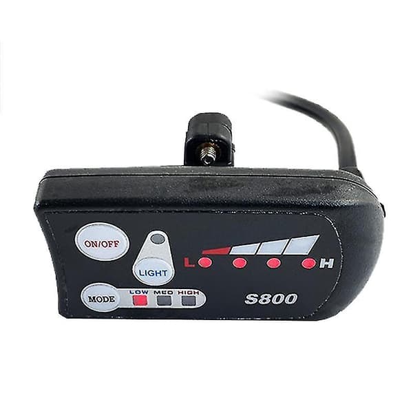 Elektrisk cykel 36v48v S800 Led Lcd Meter Kontrolpanel Dis