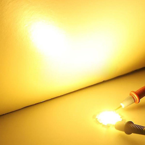 3W COB Hög Effekt Super Ljus Lampa Pärla Led Chip Varmvitt Ljus