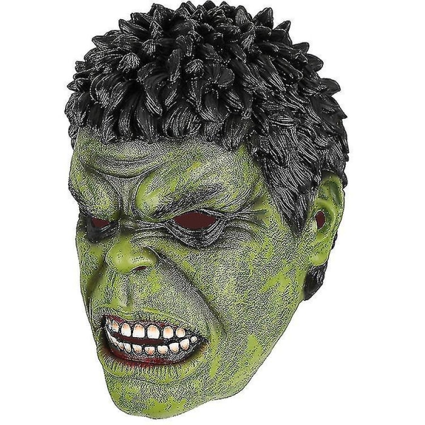 Cosplay Avengers-hulk hodeplagg, Halloween Latex Mask