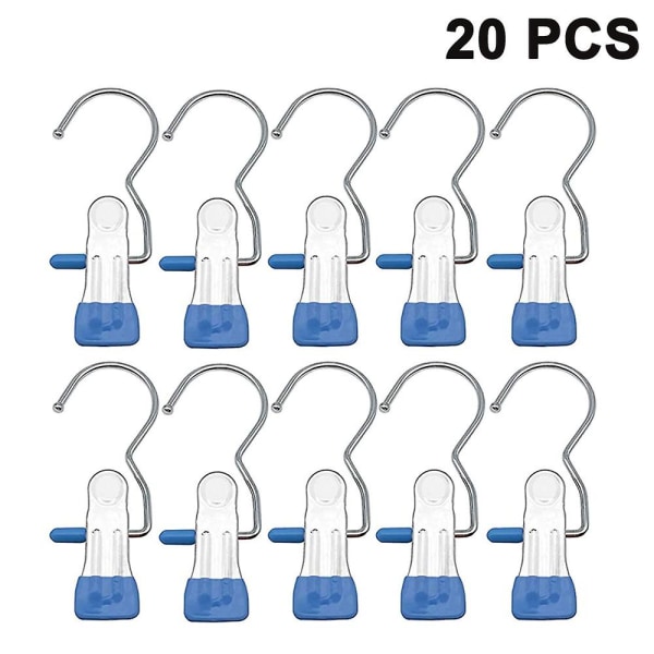 Clamp Hooks Boot Hanger 20 Pcs, Metal Clothes Hanger 11.3 X 4cm