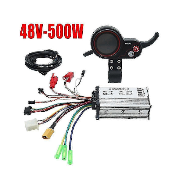 48v 500w Kontroller Mr-100 LCD Display Mätare Instrumentbräda Kit För Elektrisk
