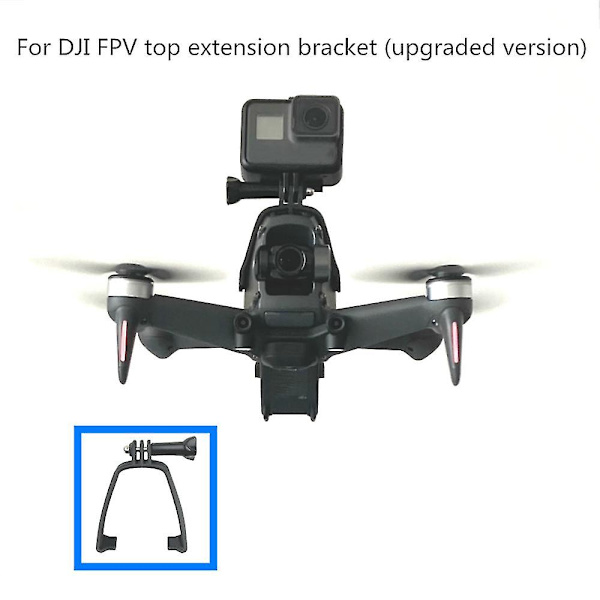 Kompatibel Dji Fpv-kamera topp expansionsfäste Gopro Hero sport actionkamera adapterfäste klämma hållare kompatibel Dji Fpv drönare tillbehör-g