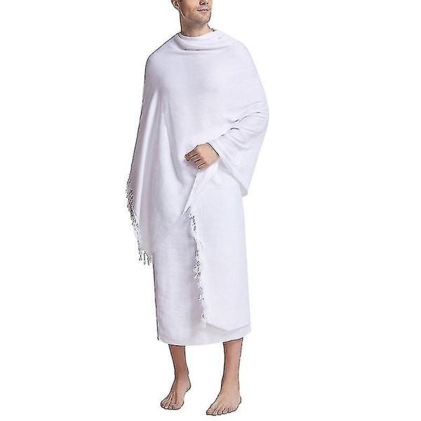 Ihram Ehram Ahram for menn for Hajj og Umrah - 2 håndklær