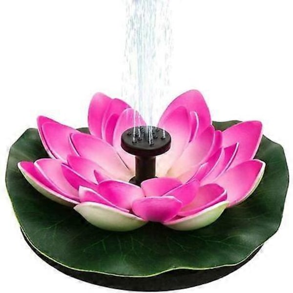 Lumme/Lotus Sammal Kukka Aurinkopumppu Kelluva Lampi Koristeellinen Lotus Aurinko Vesi Ulkokoristelu Patio Puutarha Uima-allas