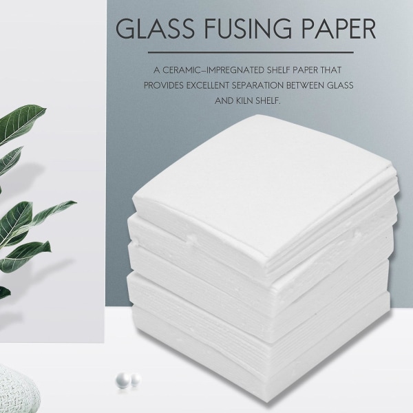 50 ark keramisk fiber firkantet ovn glass fusjonspapir Husholdningsverktøy