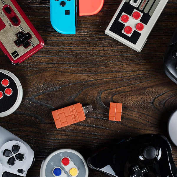 8bitdo trådløs Bt-adapter til Nintendo Switch, Windows, Mac og Raspberry Pi USB trådløs modtager